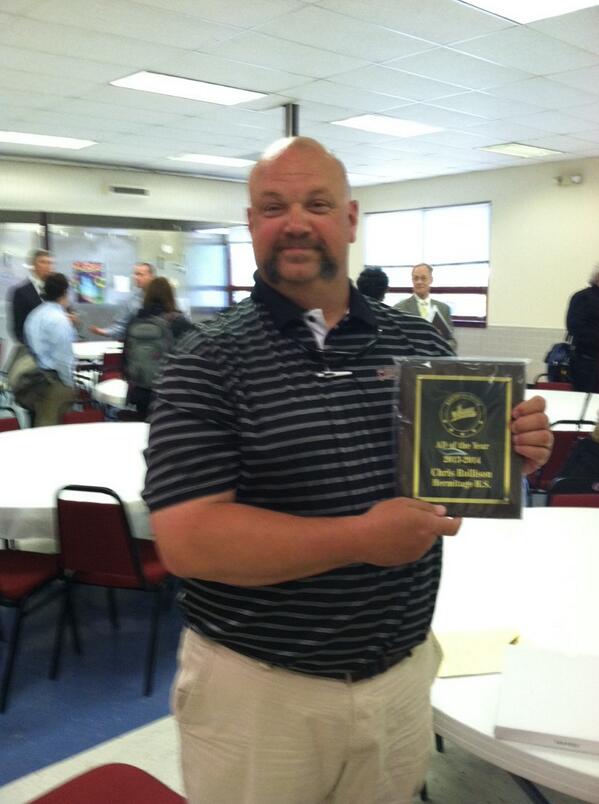 Chris Rollison is the 2013-2014 VHSL Region 5A South AD of the Year!