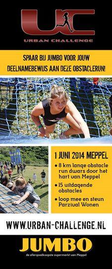 Spaar nu ook bij #Jumbo Supermarkten in #Meppel ook sparen voor een #gratis inschrijving voor de Urban Challenge.