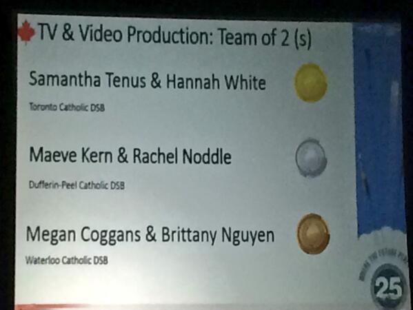 skillsontario's tweet image. RT @TCDSBSkills @TCDSB Congrats Samantha and Hannah! Gold medal!!!! #teamTCDSB! @TCDSB  #OTSC25years GOOD STUFF!