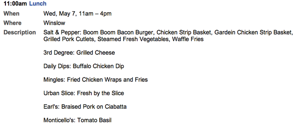 RacerDining's tweet image. You can find out what's for Lunch today. Everyone have a great day!