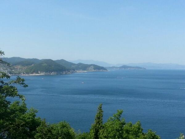 JS000925's tweet image. 남해 해안길