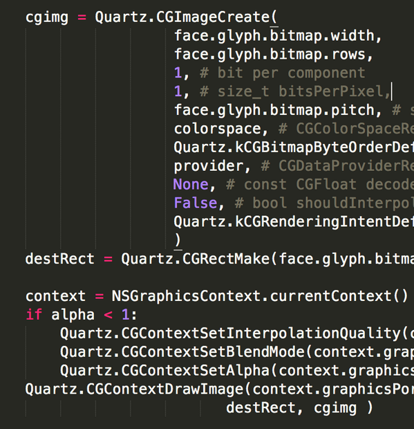 JeremieHornus's tweet image. #TTH much (much) faster bitmap preview with @SunRohle using #Quartz module from #pyobjc
