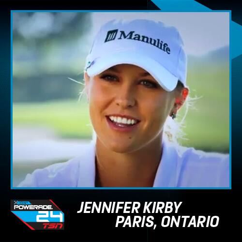 PoweradeCA's tweet photo. Airing on @TSN_Sports tonight: up and coming pro golfer @kirbyjennifer from Southern Ontario! #Powerade24 http://t.co/NHoOlaBGSa