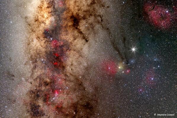 NASAPhotos's tweet photo. A Scorpius Sky Spectacular

Image Credit &amp; Copyright: StÃ©phane Guisard, TWAN
#nasa #nasasocial #astronomy #space http://t.co/5UU4AIYBLT
