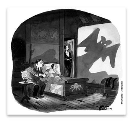 TheAddamsFamily's tweet photo. Shadow puppets #AddamsFamily style. #sweetdreams http://t.co/FpLFHHGrV0