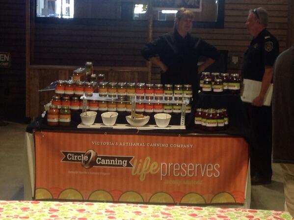 Don't you NEED some preserves today from Circle Canning?  They're at @VicPubMark today, SO delish. #buylocallyMADE
