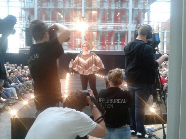 Studenten #beeldbureau zorgen voor de fotoreportage #Fashion show #Deltion #Fotografie