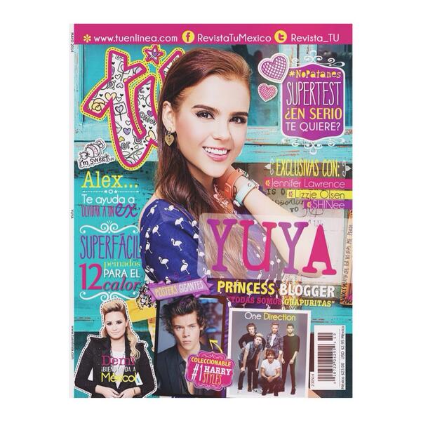 panchiscabelen's tweet photo. "@yuyacst: ¡Soy la más feliz, estoy en la portada de @Revista_TU si ya la tienen mándenme fotito :)! http://t.co/p48ZmDTKFB"