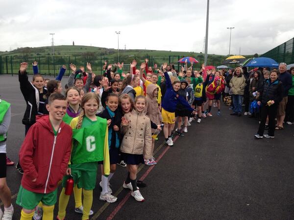 TamesideYA's tweet image. Well done to St Damian's Young Ambassadors for helping run the Tameside netball primary school finals