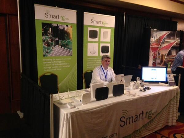 smartrgconnect's tweet image. Check out Pat hanging out at the #SmartRG booth during the TOC Conference &amp;amp; Showcase!