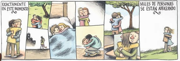 AndyStalman's tweet photo. "Exactamente en este momento, millones de personas se están abrazando." 
#8abrazos #8hugs 
https://t.co/qa2S3nvv0Q