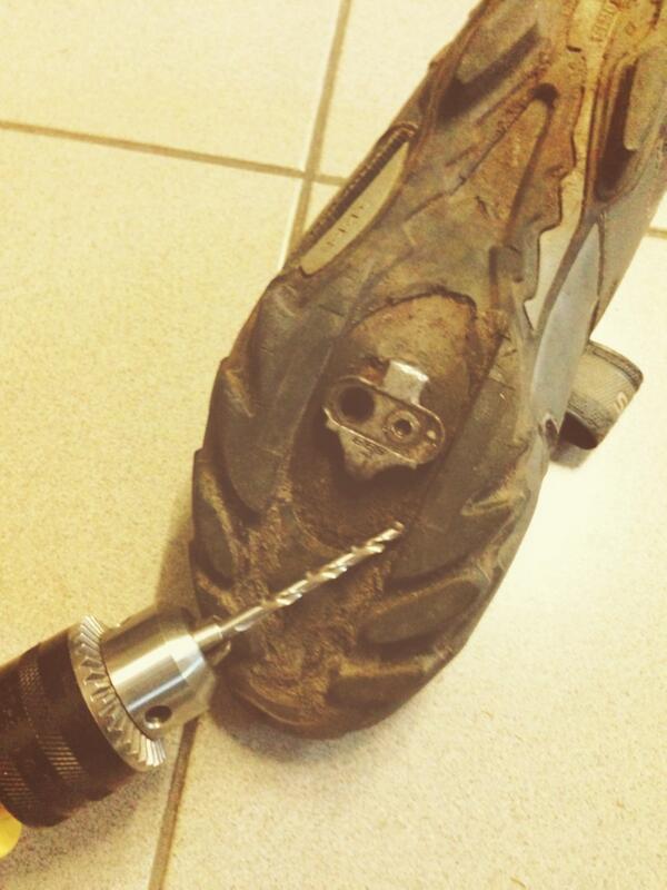 I hate it when my spd cleats won't come off!