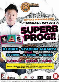 MITHAS_CIREBON's tweet photo. TONIGHT!! •SUPERB PROG• with/ (Dj ZBRX @stadiumjakarta ) Dj Viemix, Dj Sonee, Dj Ochan !! http://t.co/djkLrtXQF7