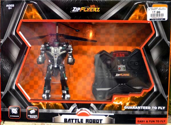 cargolargo's tweet image. Get this flying battle robot for $10 off retail! Let me say that again: FLYING. BATTLE. ROBOT. #battlerobot