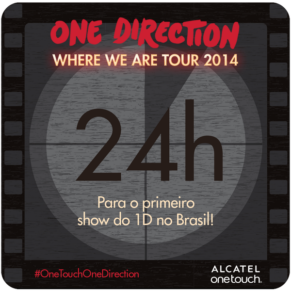 AlcatelmobileBR's tweet photo. Já é amanhã! One Direction no Rio de Janeiro! #OneDirection #OneDirectionnoBrasil #OnetouchOnedirection #1D http://t.co/1m05BhUknd