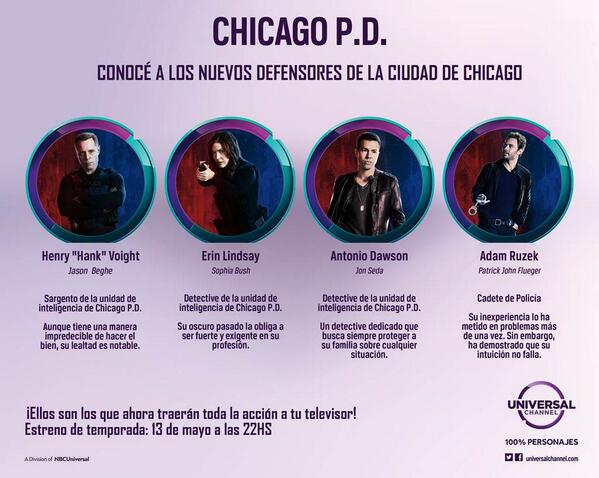 santimiraseries's tweet photo. Gran estreno de Universal la semana que viene. CHICAGO PD http://t.co/hisvrW3ZJW