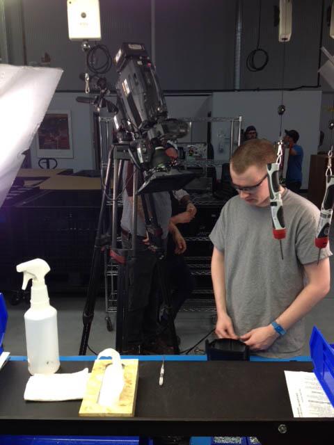 ETCInc's tweet image. The crew “How It’s Made” stopped by our Middleton facilities today to see how a Source Four LED is made.