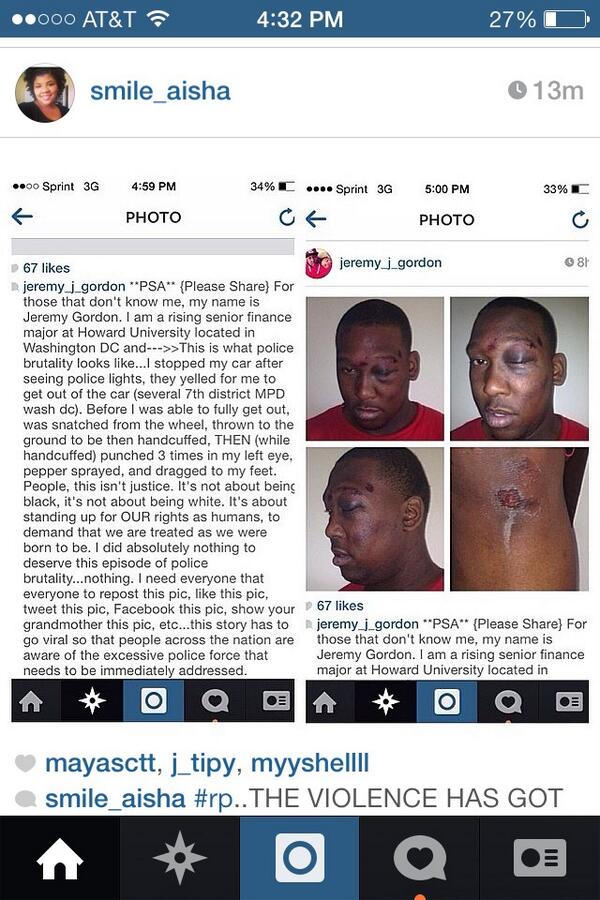 DJ_illAdvised's tweet image. Howard lets wake up. This is not ok. #JusticeForJeremy #PoliceBrutality