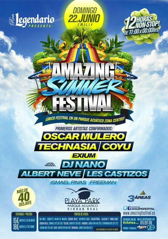 AmazingFestiva's tweet photo. RT Y GANA UN RESERVADO VIP!!CAMBIO DE FECHA 22 JUNIO primeros artistas confirmados @AmazingFestiva en @playa_park_ http://t.co/TKp7X56n0t
