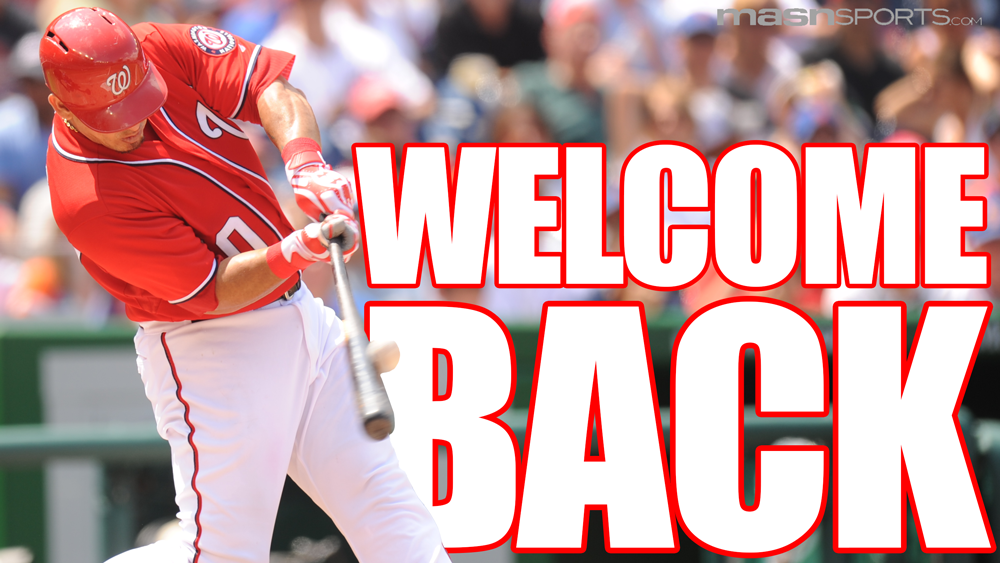 Nationals on MASN on Twitter BACK In his first game since opening day, Wilson Ramos