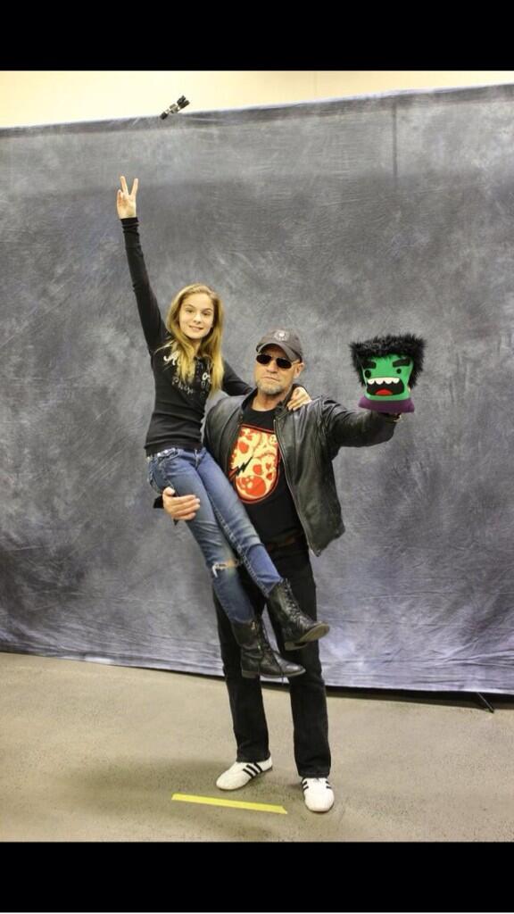 BriSharbino's tweet photo. Had an awesome time with @Michael_Rooker and his stuffed hulk 👏✌️ http://t.co/HOl4GThn16