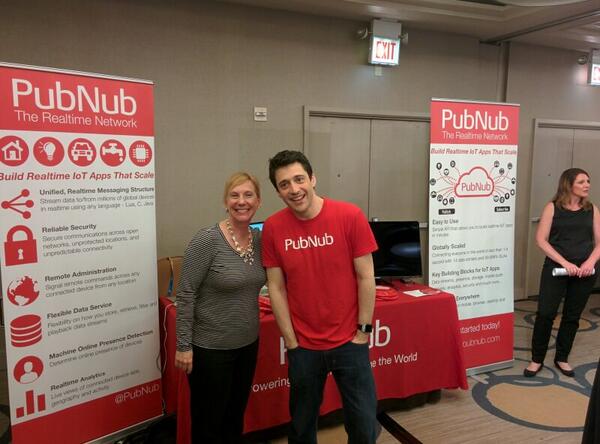 tgreene's tweet image. The #iotdevcon event is rocking with #pubnub