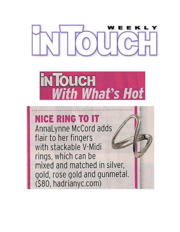 Thanks for the shoutout <a href="/intouchweekly/">In Touch Weekly</a> ! On stands now!