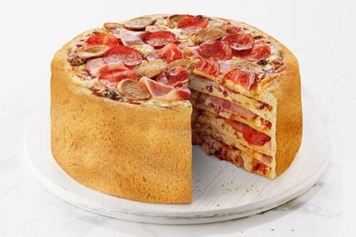 ShutUpCartoons's tweet photo. A pizza cake from Boston Pizza. Either the best or the worst thing for the human race to have.... http://t.co/Qi1TqNshC5