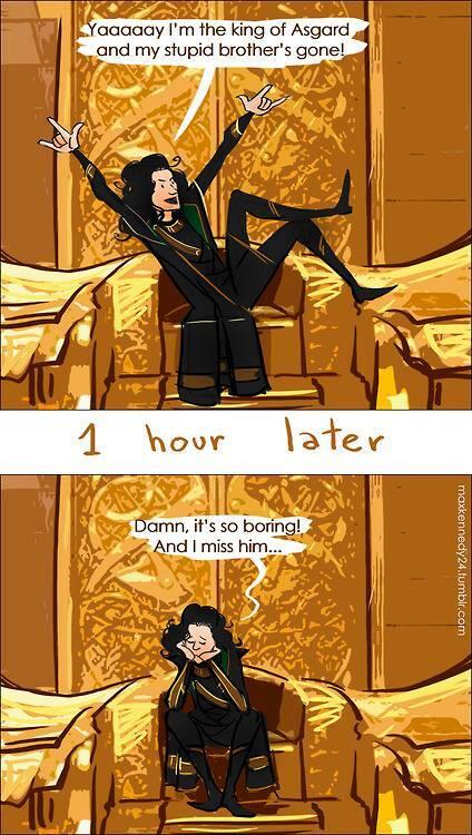 Poor Loki lol