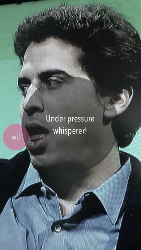 Shrtwv's tweet photo. "Under pressure whisperer!" via @shrtwv.  http://t.co/Qb22Ex6aT4 #saywhatyouwant http://t.co/GjiF7o6tcI