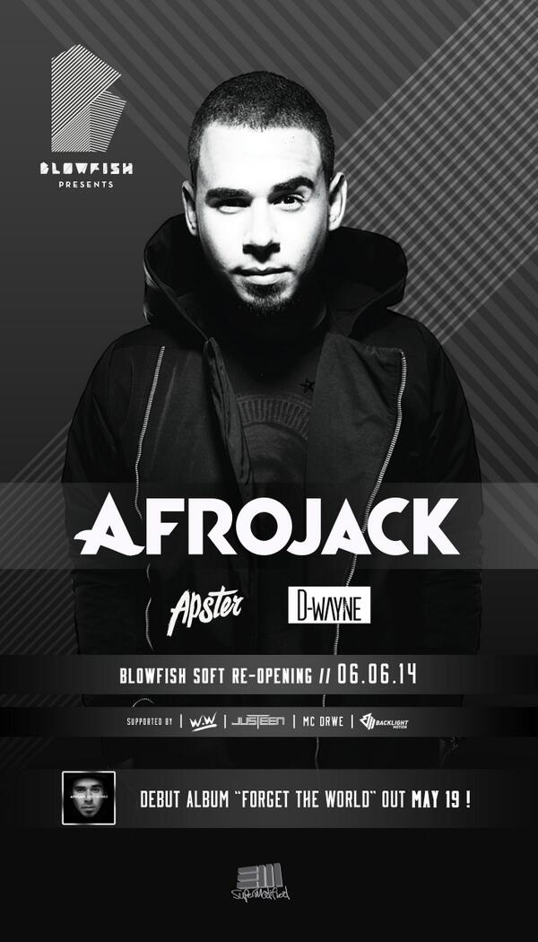 AFROJACK!!BLOWFISH soft Re-opening,Fri,6.6.24 feat.APSTER&amp;D-WAYNE,Tickets on bit.ly/15tQB8u &amp; <a href="/PIZZAeBIRRA/">PIZZA e BIRRA</a>