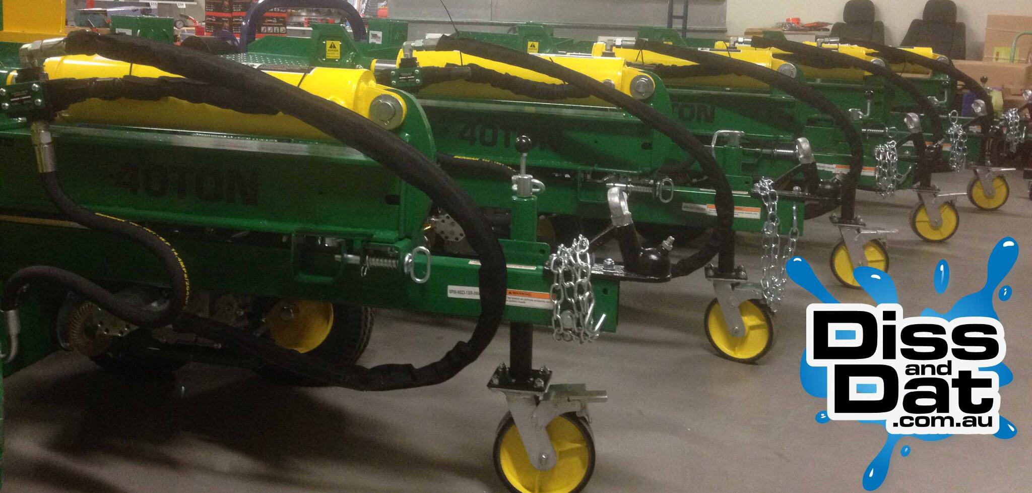 Dissy machinery on sale log splitters