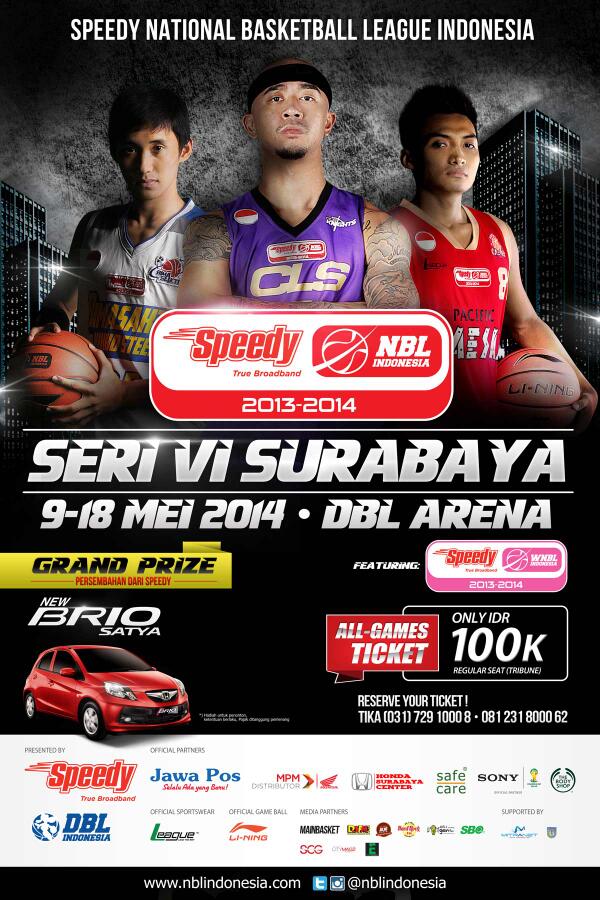 H-1 #SpeedyNBL seri VI Surabaya. ARE YOU READY???