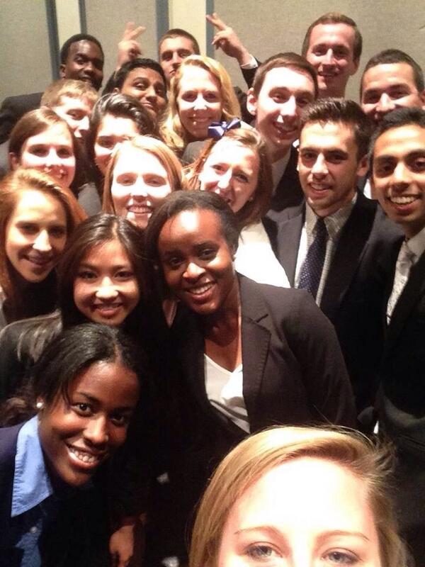 AlexWalkerTV's tweet image. .@PennStatePLA selfie. Take that Ellen! #GammaClass
