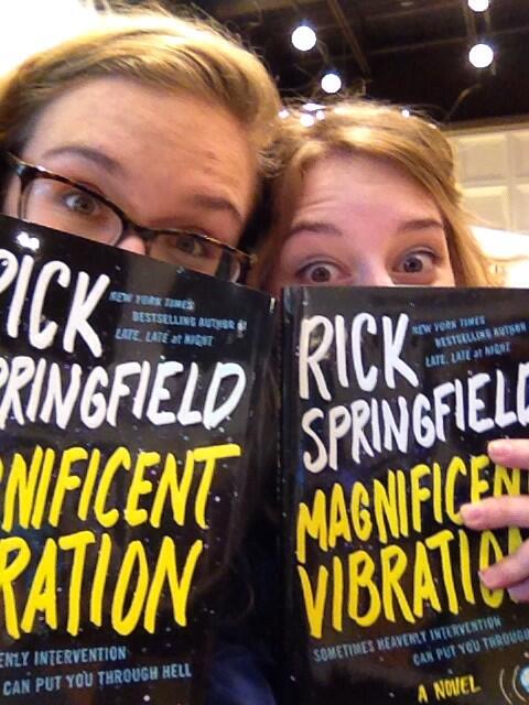 Sorry Book Store People, this is the cause of the disruptive giggling. Please send complaints to <a href="/rickspringfield/">Rick Springfield</a>