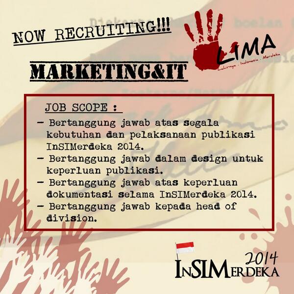 InSIMsim's tweet photo. One choice and become part of InSIMerdekaA \o/ http://t.co/bqTHiA7Ng8