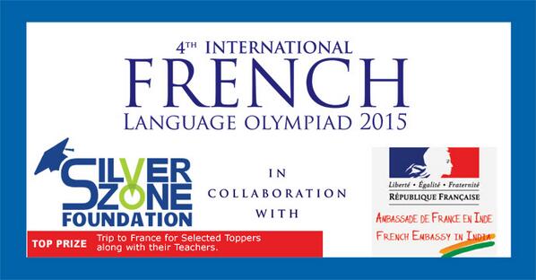 SZFoundation's tweet photo. Int. French Language Olympiad.  is being organized in collaboration with French Embassy in India. Win:Trip to France. http://t.co/ZbaGCu1xQ0