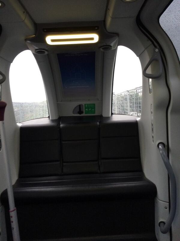 LuxTravellers's tweet photo. A wet rainy day to take the Heathrow pod http://t.co/2H6rW5BqhN