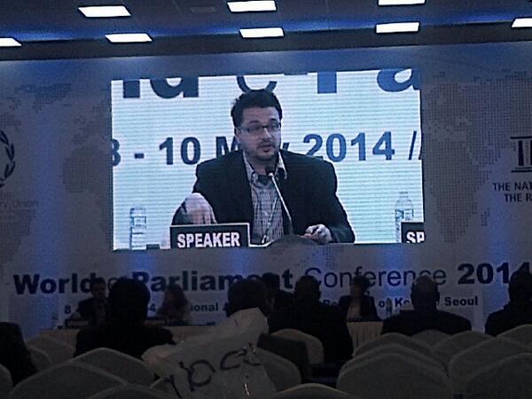 GullicksonK's tweet image. @JohnWonderlich speaking on panel entitled &quot;Good practices in the reuse of parliamentary data&quot;. #wepc2014