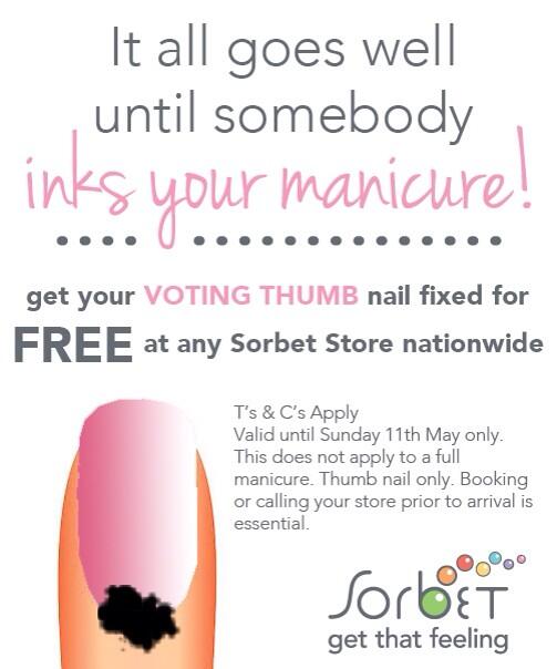 It all goes well until somebody inks your manicure!