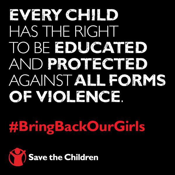 savechildrenuk's tweet photo. We're standing in solidarity with the people of #Nigeria. Share our picture and join the call to #BringBackOurGirls. http://t.co/tQwF8hPllu