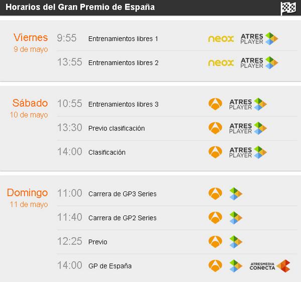 Queda menos de un día para que arranque #A3F1España. Los Libres 1 y 2 mañana en @TDTNeox antena3.com/formula-1/cale…