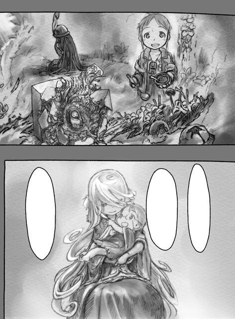 つくしあきひと メイドインアビス 16話目でございます 2巻が出るとココマデ消えるやつです Http T Co Aupsqnptof Http T Co Pr2ht59z7a