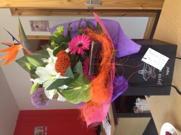 Local_Women_Col's tweet photo. thanks to the lovely reader who sent these to the Local Women Office! we could get used to this! #presents http://t.co/Iz3n4iBpz0