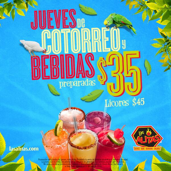 HOY ES JUEVES DE #@Wingalesio. TE ESPERAMOS EN #@PlazaQuadrum