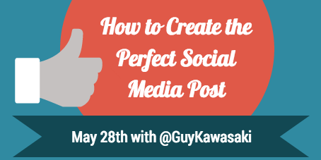HubSpot's tweet image. Register for this free webinar with @GuyKawasaki here: hub.am/1iYpCJf #PerfectPost