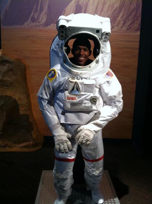 NEO HS Dean becoming the first ever NEO Knight Astronaut!! #neoknights
