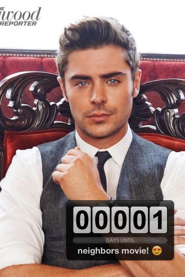 ZacEfron's tweet photo. RT @cindy_mmm: OMG YAS ONLY THING THAT HAS ME EXCITED 😍🎉 @ZacEfron http://t.co/VI4SzbnhPH