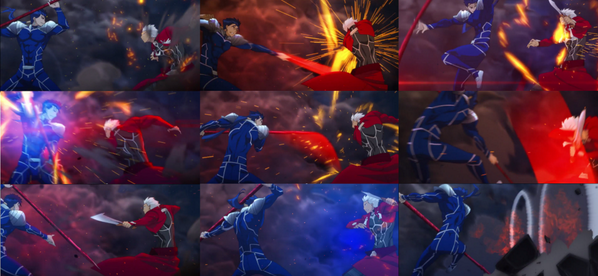 師事間 ランサーvsアーチャー 約2秒間でこのやり取り Http T Co Ciea8plnmk Twitter