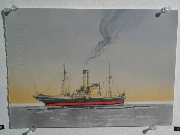 UoNMosquito's tweet image. &apos;Ships Passing 1&apos; by Gavin Fry #UoNcle #WattSpace